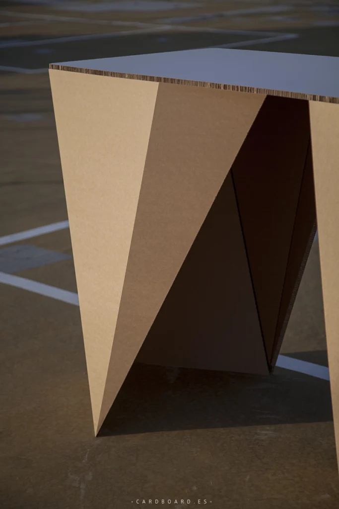 mostrador-de-cartón-origami-madrid